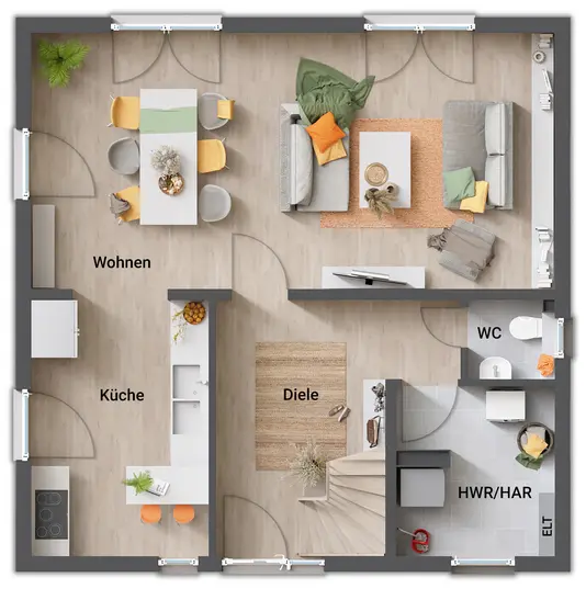 Grundriss-Stadthaus-Stadtvilla-Flair-124-ZD-EG-01